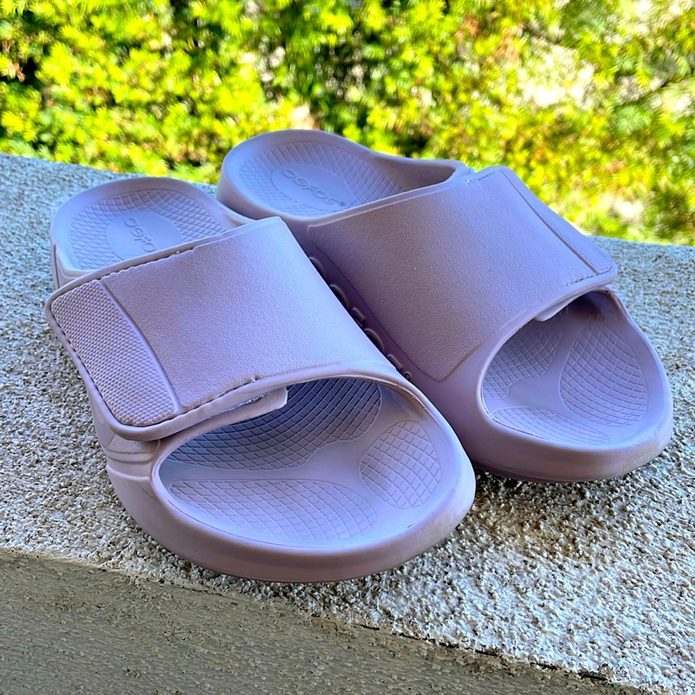 Oofos Ooah Sport Flex Sandal Stardust, Size 8